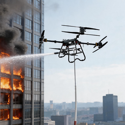drone incendie m400